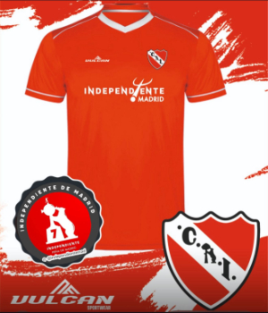 INDEPENDIENTE DE MADRID PAVONI  - uniforme 1